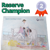 2025 Coloring Contest 10 & under reserve Champion